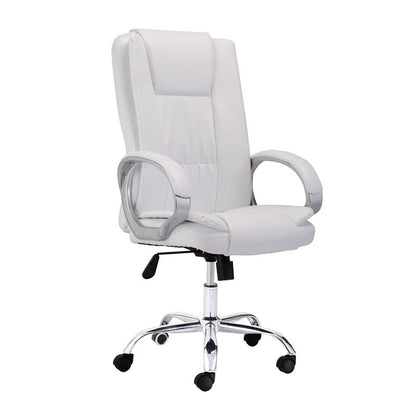 Silla De Oficina Atlas Tapizado, Blanco, 68 X 114–122 X 64_0