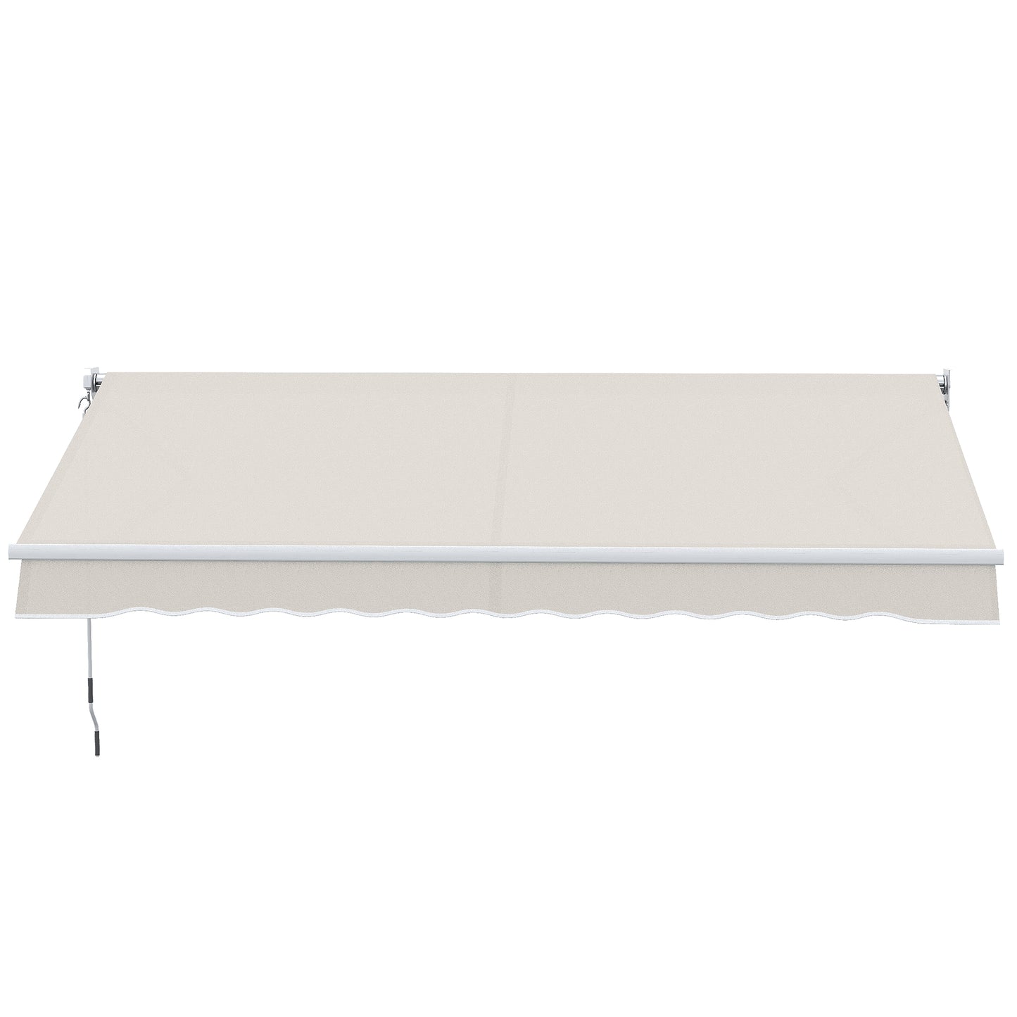 Outsunny Toldo Manual Retráctil Con Manivela 200x250 Cm Protección Solar Uv50+_3