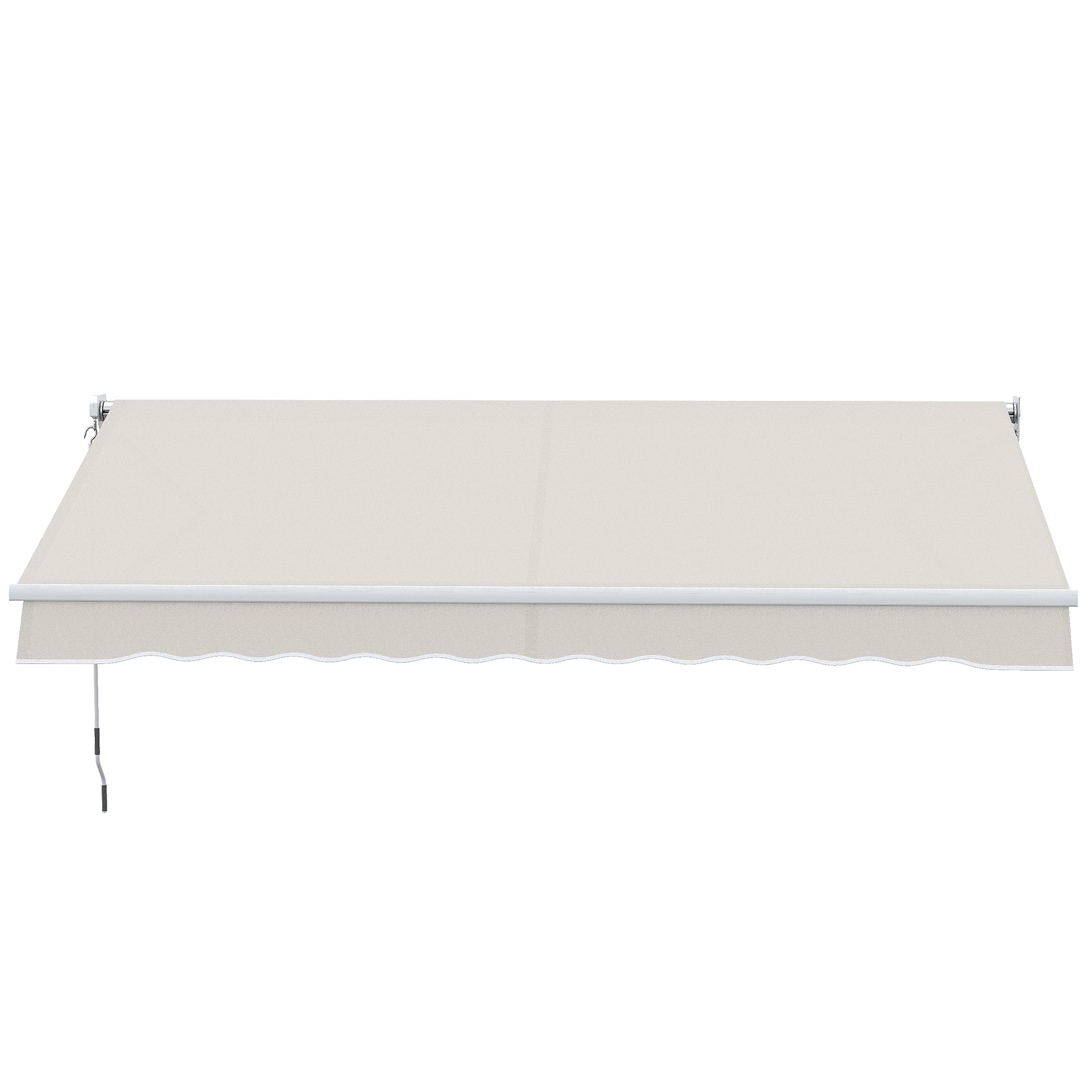 Outsunny Toldo Manual Retráctil Con Manivela 200x250 Cm Protección Solar Uv50+_3