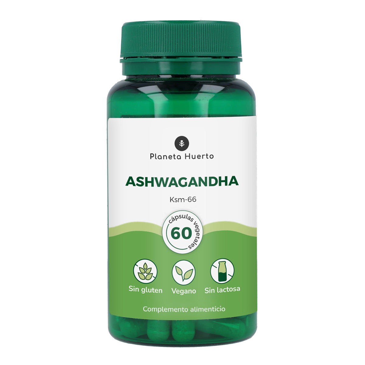 Ashwagandha KSM-66 Planeta Huerto 60 cápsulas