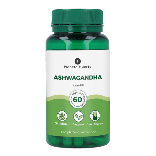 Ashwagandha KSM-66 Planeta Huerto 60 cápsulas