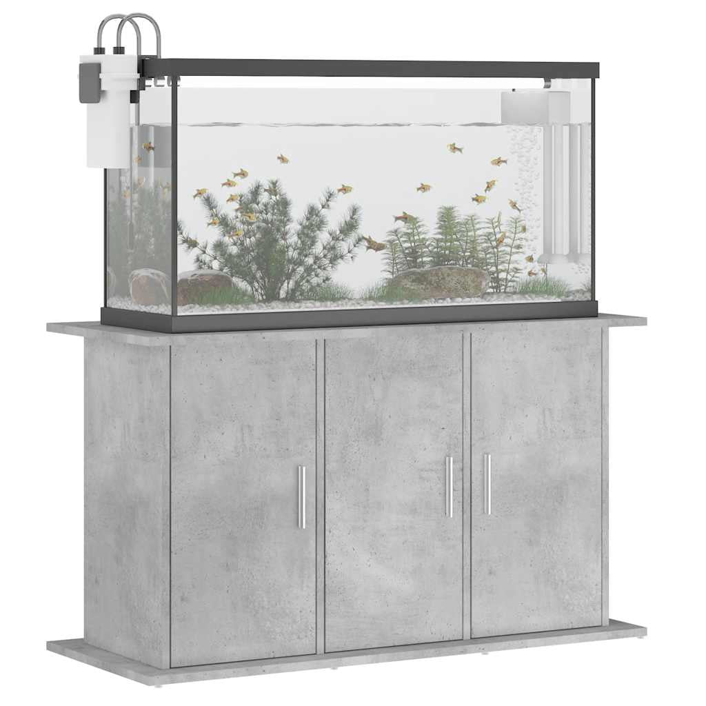 Vidaxl Soporte Para Acuario De Hormigón Gris 101x41x58 Cm De Madera Sintética_3