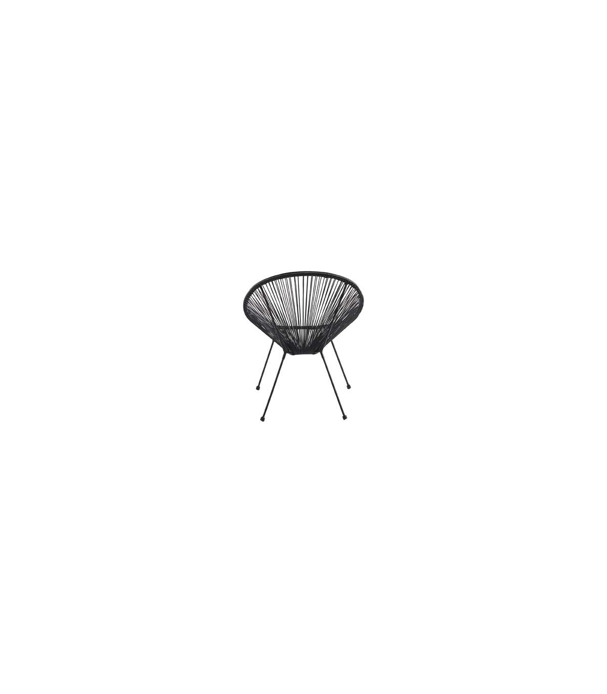 Pack De 2 Sillones Acapulco Acabado Negro, 85cm(alto) 80cm(ancho) 71cm(fondo)_4