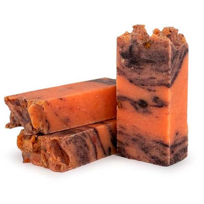 Pack 2 Jabón Natural Canela Y Naranja - Exfoliante Suave - Alivia Irritaciones - Indicado Para Después Del Afeitado_0