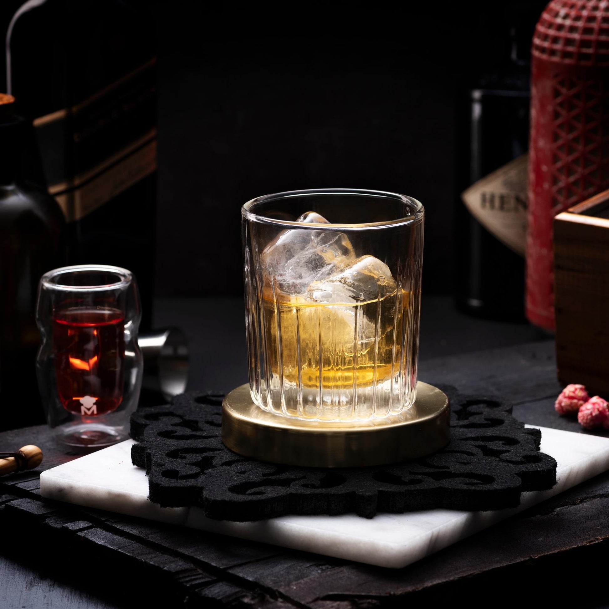 Set De 2 Vasos 300ml Mixology De Doble Pared En Borosilicato Masterpro_2