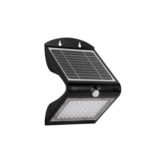 Elbat Aplique Led Solar Doble Iluminacion 4w - 500lm - Luz Fria 6000k - Luz Calidad 3000k - Sensor De Movimiento_0