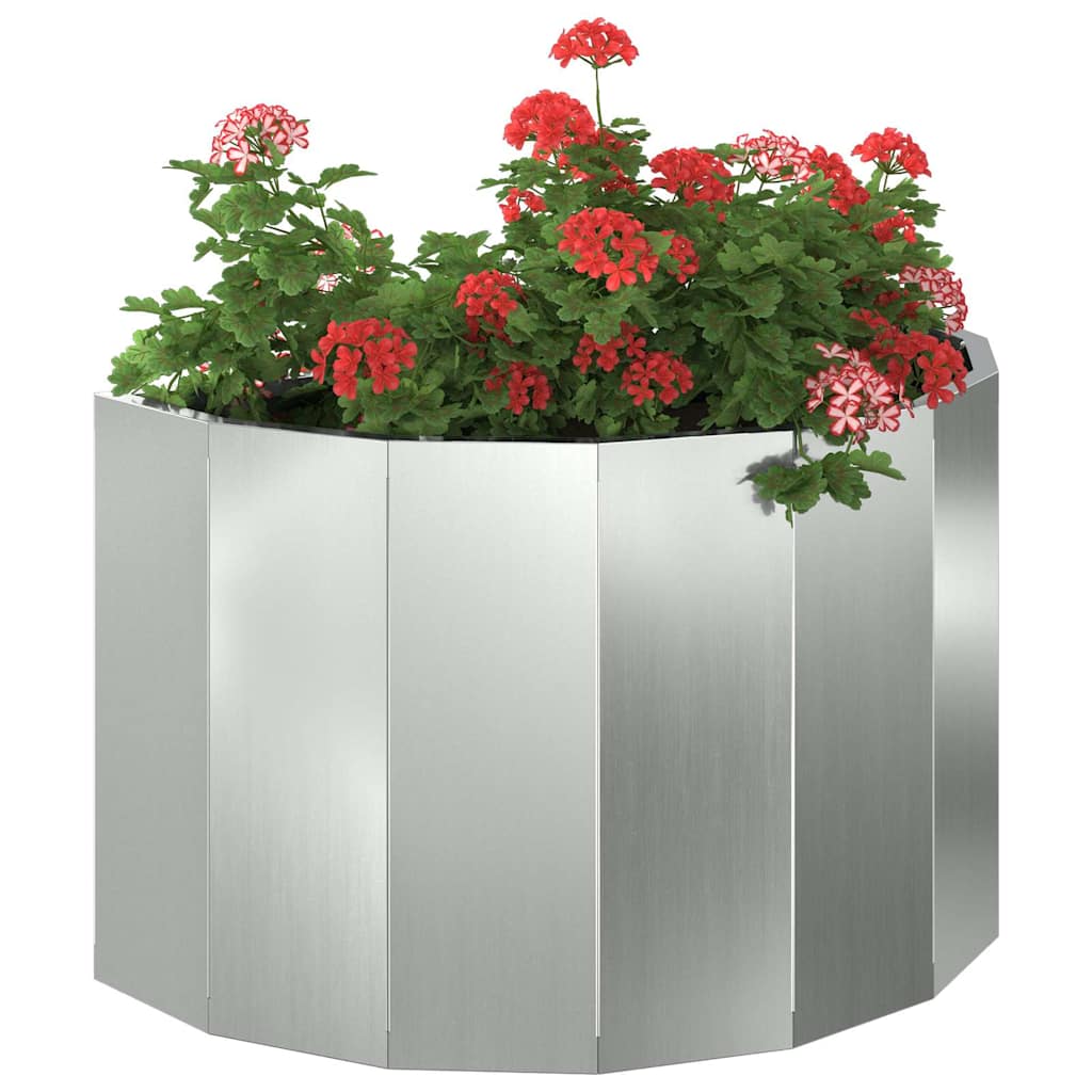 Jardinera Plateado 60 X 30 X 35 Cm Acero Galvanizado_2