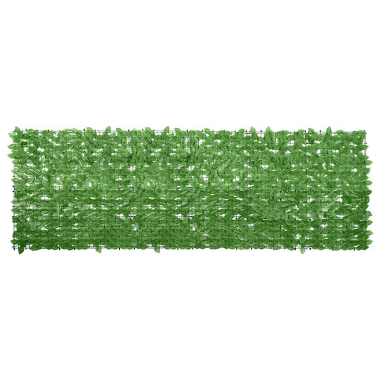 Vidaxl Toldo Para Balcón Con Hojas Verde 300x100 Cm_0