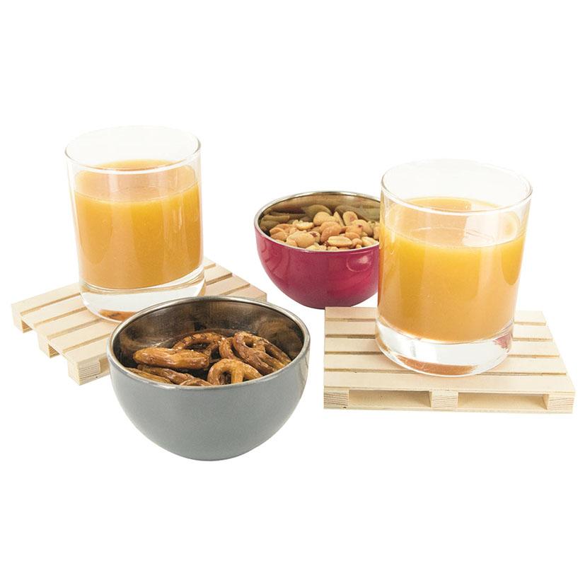 Posavasos De Palets De Madera 4 Unidades