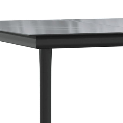 Set Comedor De Jardín 5 Pzas Cojines Ratán Sintético Gris Claro / Vetonek_0