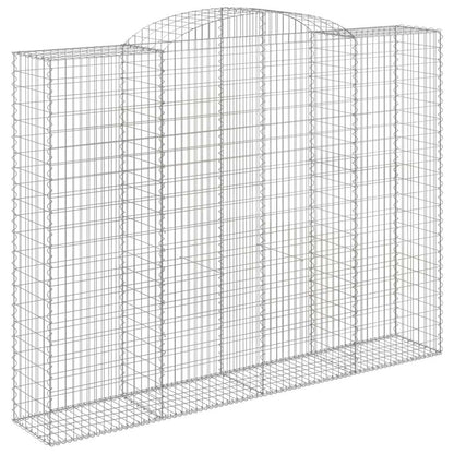 Cestas De Gaviones 4 Uds Forma De Arco Hierro 300x50x220/240 Cm_2