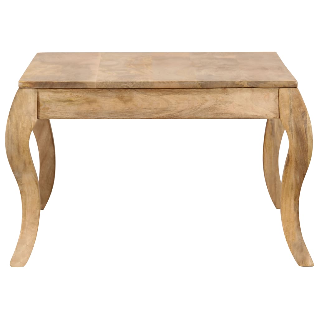 Mesa De Centro De Madera De Mango Maciza 116x66x41 Cm_1