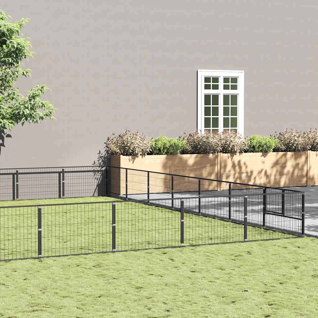 Perrera Acero 49 M² Negra_1