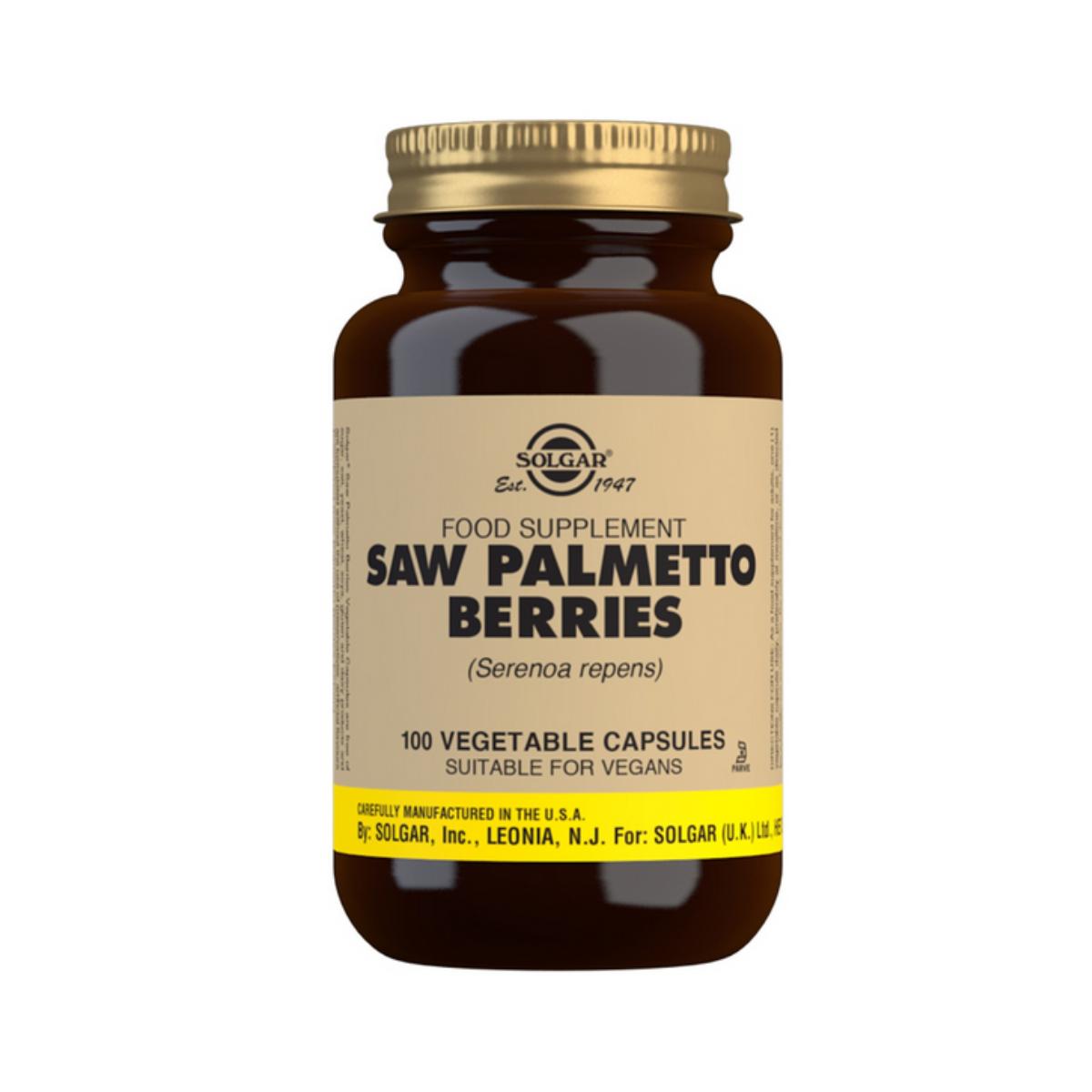 Sabal (Saw Palmetto), 100 cápsulas vegetales