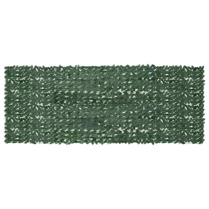 Vidaxl Toldo Para Balcón Con Hojas Verde Oscuro 400x150 Cm_0