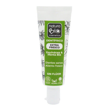 Dentifrico extra fresco 25 mlEquinacea & Menta Bio Sin Fluor NaturaBIO