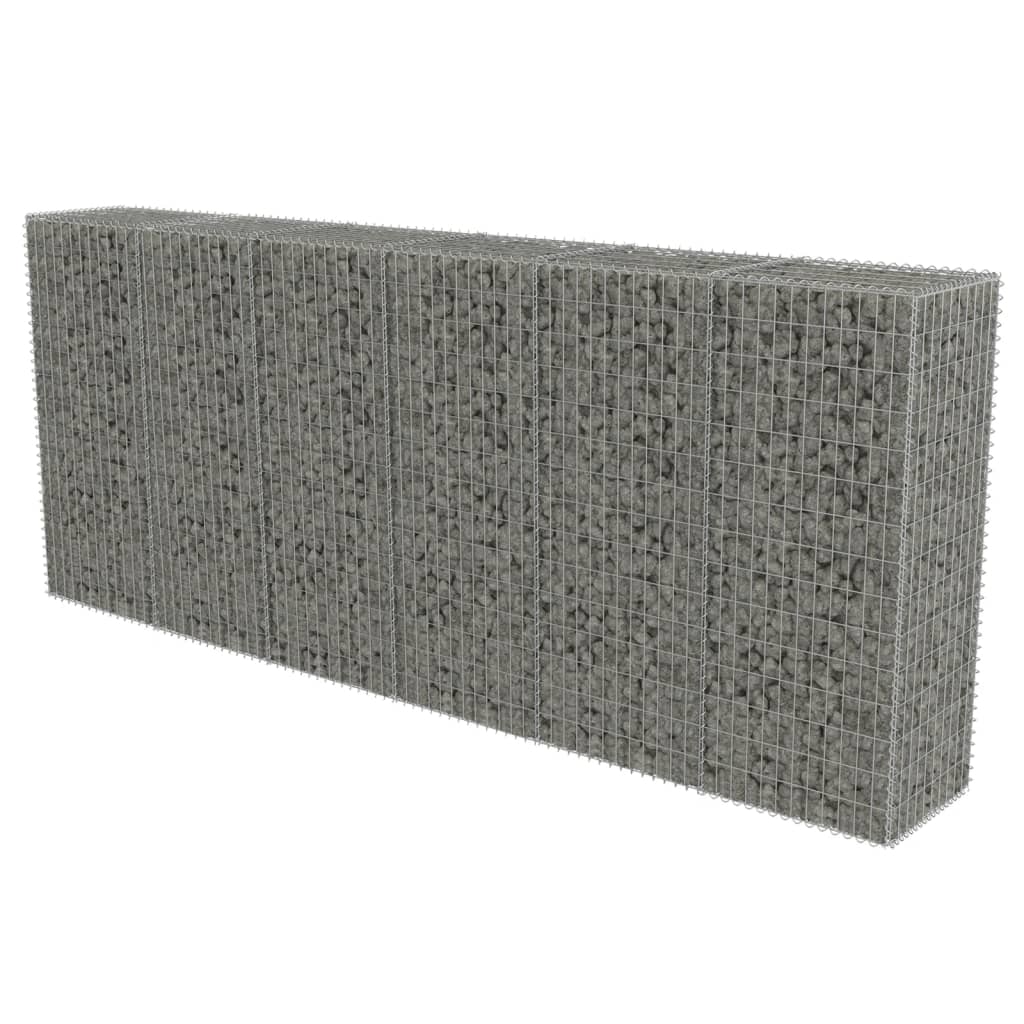 Muro De Gaviones Con Cubiertas Acero Galvanizado 300x50x150 Cm / Vetonek_1