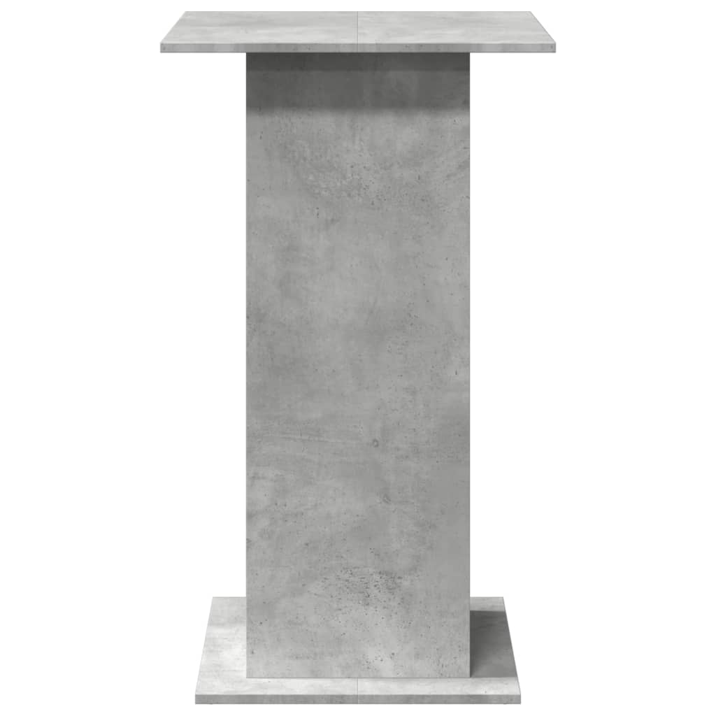 Mesa Alta Bar Con Almacenaje Madera Gris Hormigón 60x60x102 Cm_3