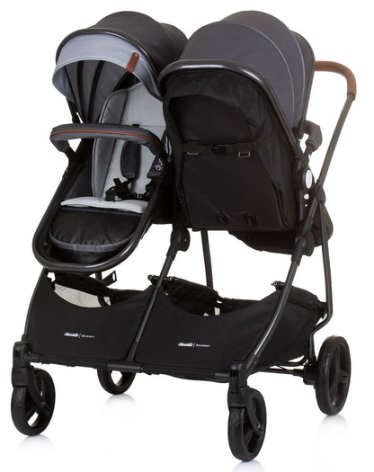 Carrito De Bebé Gemelar Dúo Smart Con 1 Grupo 0+ Silver Grey_2