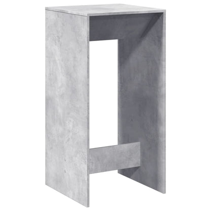 Mesa Alta De Bar Madera Ingeniería Gris Hormigón 51x50x103,5 Cm_4