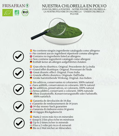 Chlorella Ecológica En Polvo - Calidad Y Sabor | Frisafran 200 G_4