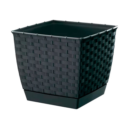 Maceta Ratolla Square 1,5l., Dimensiones (mm) 145x145x126, Color Antracita_0
