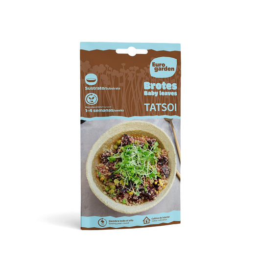 Semillas brotes Tatsoi Eurogarden