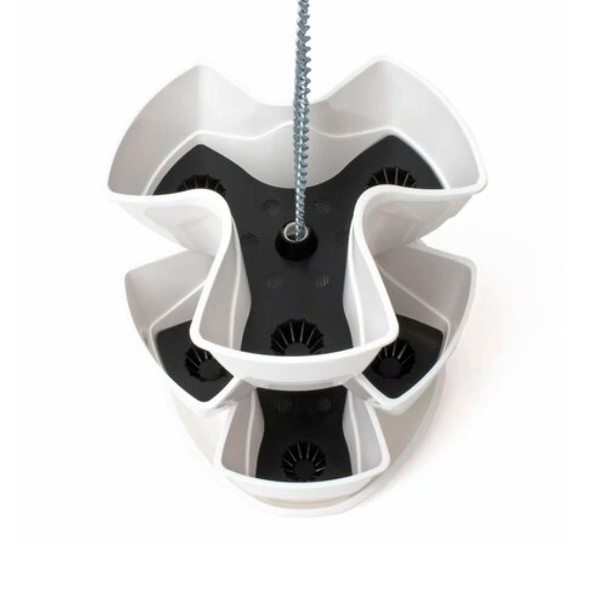 Jardín Vertical Colgante Coubi Herbal 9l., Dimensiones (mm) 295x295x880, Color Blanco_4