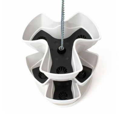 Jardín Vertical Colgante Coubi Herbal 9l., Dimensiones (mm) 295x295x880, Color Blanco_4