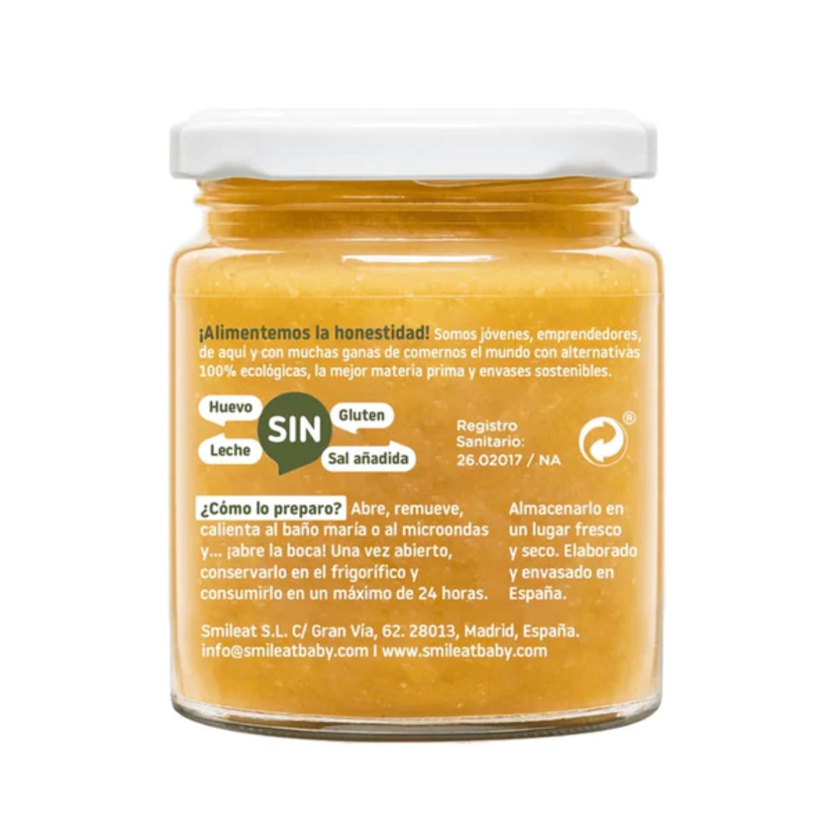 Tarrito de Verduras con Quínoa Ecológico Smileat, 230g