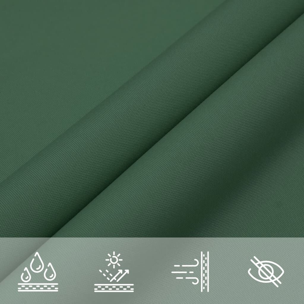 Vidaxl Toldo De Vela Rectangular Tela Oxford Verde Oscuro 5x6 M_4