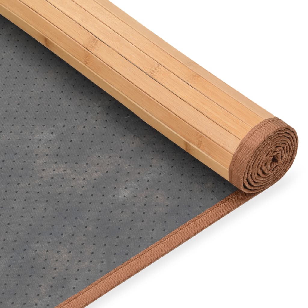 Alfombra De Bambú Marrón 100x160 Cm / Vetonek_1