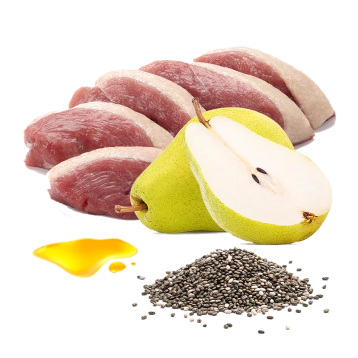 Comida húmeda Barf gatos Zarpitas de amor BIO (Ganso) Puromenu 100 g