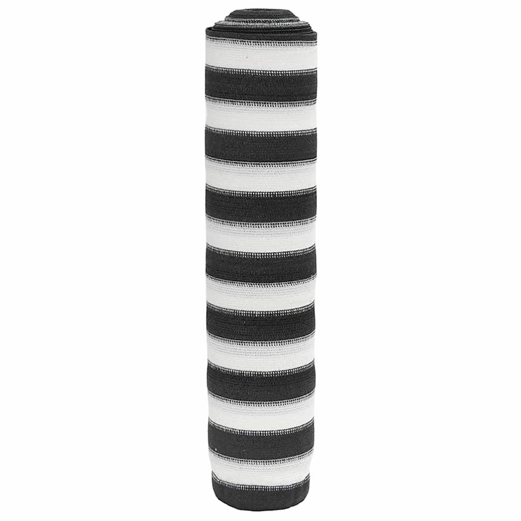 Vidaxl Red De Privacidad Hdpe Gris Antracita Y Blanco 2x25 M 150 G/m²_0