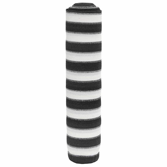 Vidaxl Red De Privacidad Hdpe Gris Antracita Y Blanco 2x25 M 150 G/m²_0