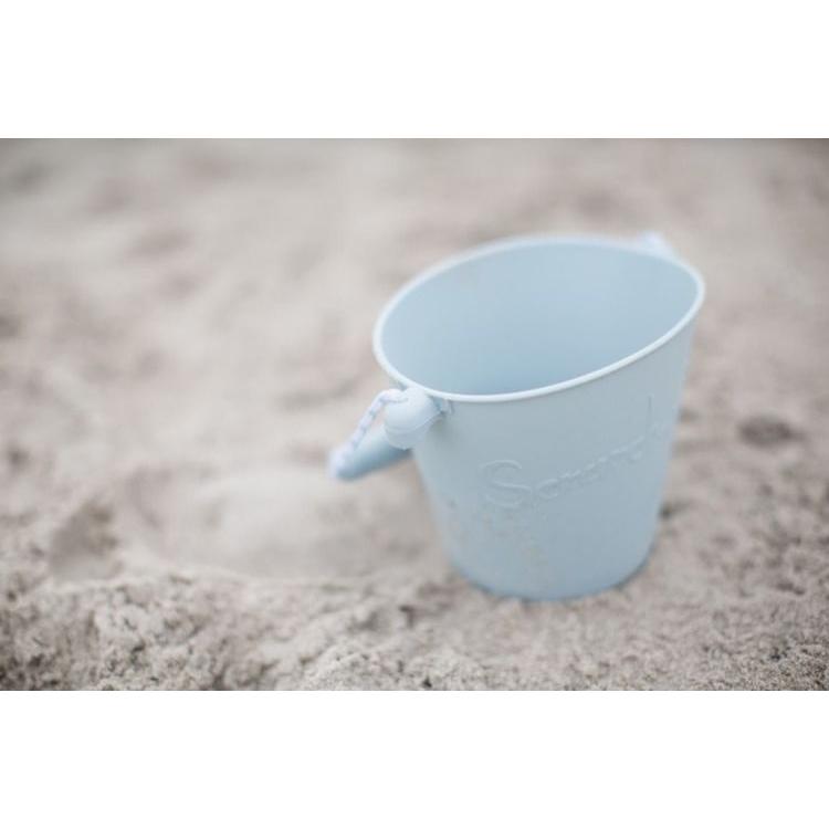 Cubo de playa de silicona Scrunch Rosa pastel