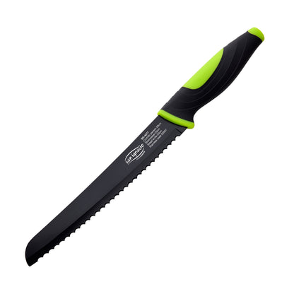 Set 5 Cuchillos San Ignacio Vitoria De Acero Inoxidable En Color Negro_4