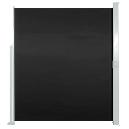 Vidaxl Toldo Lateral Retráctil 160x500 Cm Negro_0