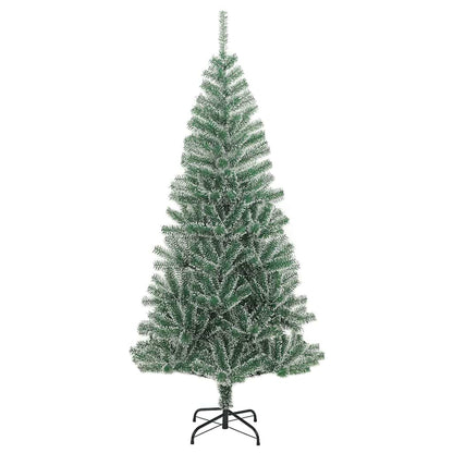 Vidaxl Árbol De Navidad Artificial Con 300 Led Bolas Y Nieve 210 Cm_4