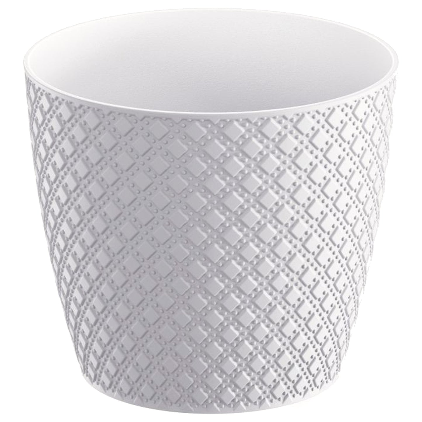 Maceta Orient 9l., Dimensiones (mm) 258x258x229, Color Blanco_0