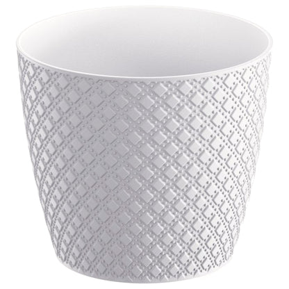 Maceta Orient 9l., Dimensiones (mm) 258x258x229, Color Blanco_0