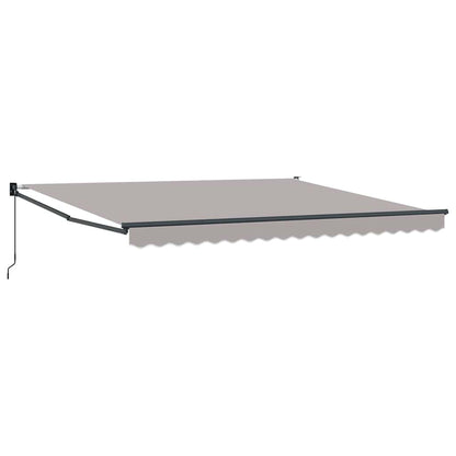 Toldo Retráctil Gris Claro 400 X 300 Cm_0