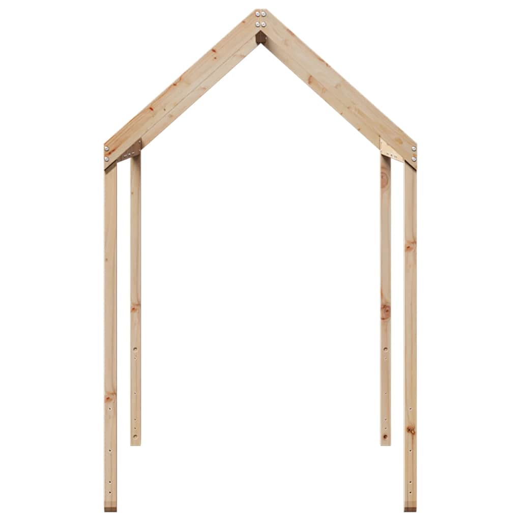 Techo De Cama Infantil Madera Maciza Pino 217x85,5x154 Cm_4