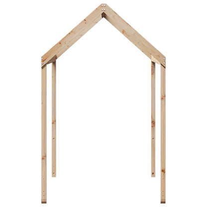 Techo De Cama Infantil Madera Maciza Pino 217x85,5x154 Cm_4