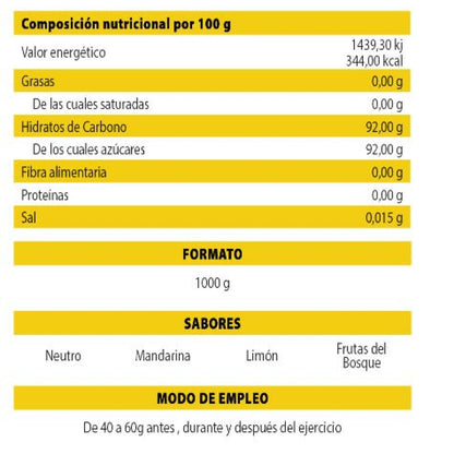 Dextrose 1 Kg Frutas Del Bosque