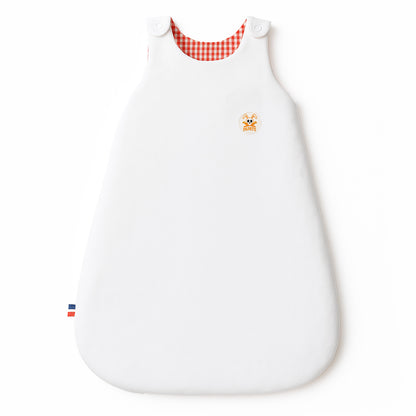 Saco De Dormir Entretiempo De Algodón Orgánico Saxe Blanco