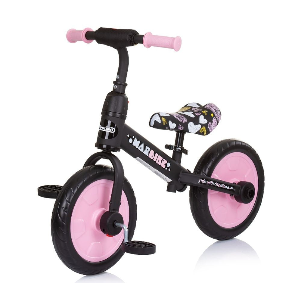 Bicicleta Infantil Con Pedales Y Ruedines Max Bike Pink_2
