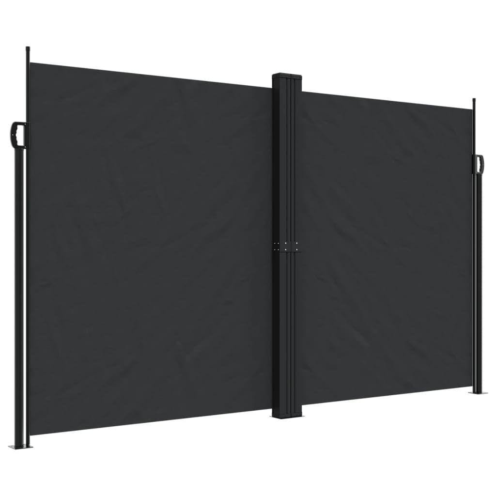 Vidaxl Toldo Lateral Retráctil Negro 200x600 Cm_0