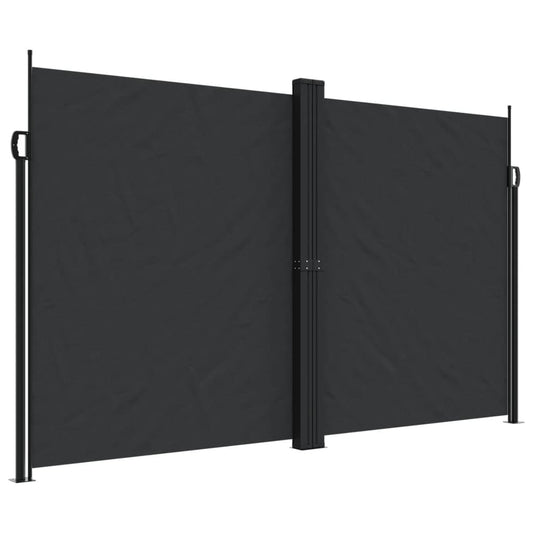 Vidaxl Toldo Lateral Retráctil Negro 200x600 Cm_0