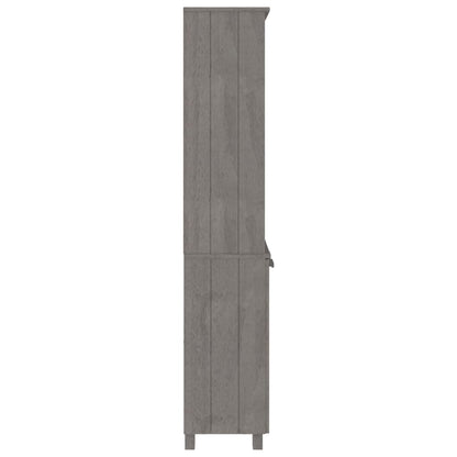 Aparador Hamar Madera De Pino Maciza Gris Claro_3